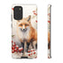 Christmas Fox in a Wreath of Red Berries - Impact Resistant Phone Case Samsung Galaxy S20+ Matte